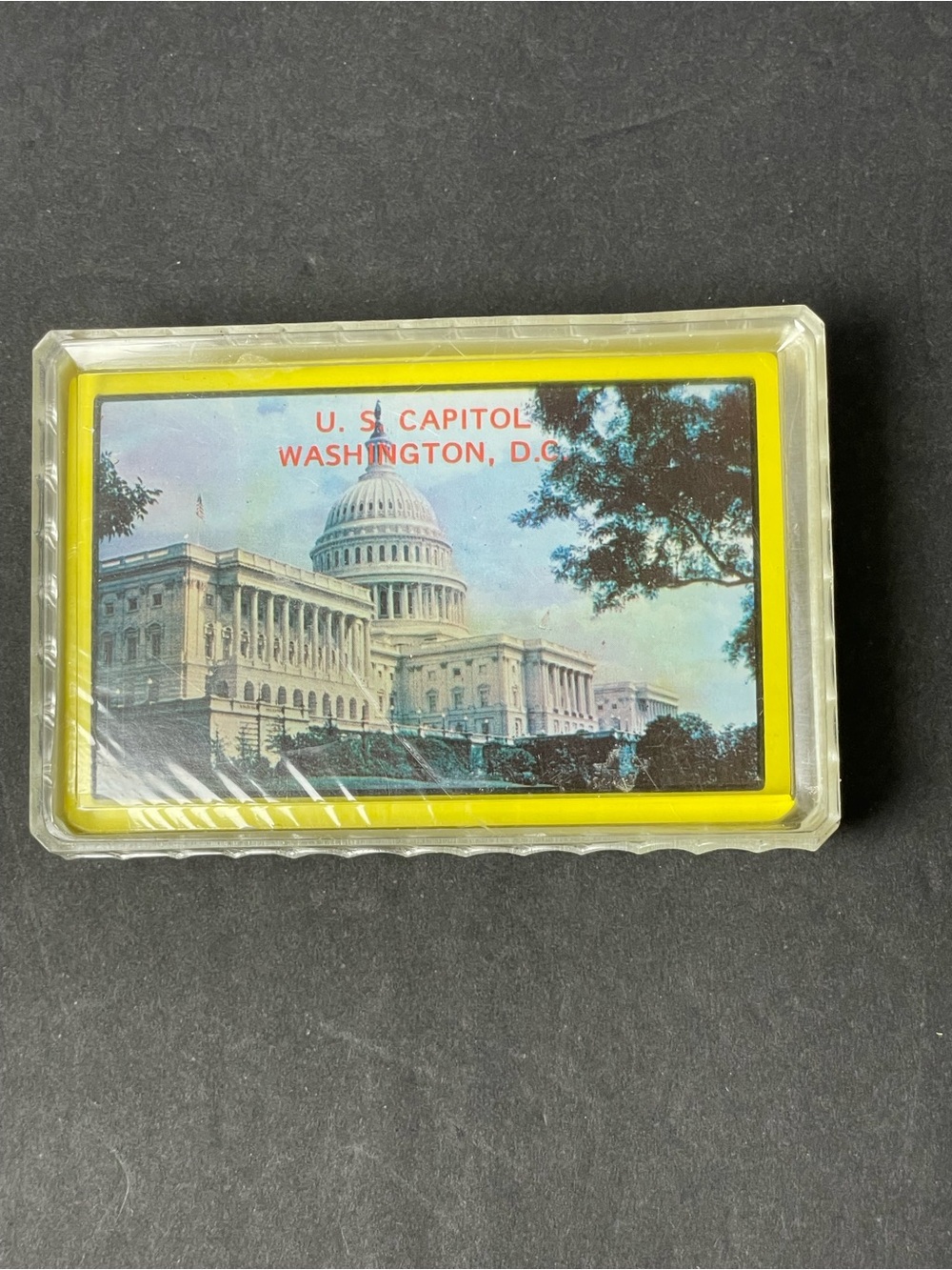 U.S. Capitol Playing Cards - Yellow Border